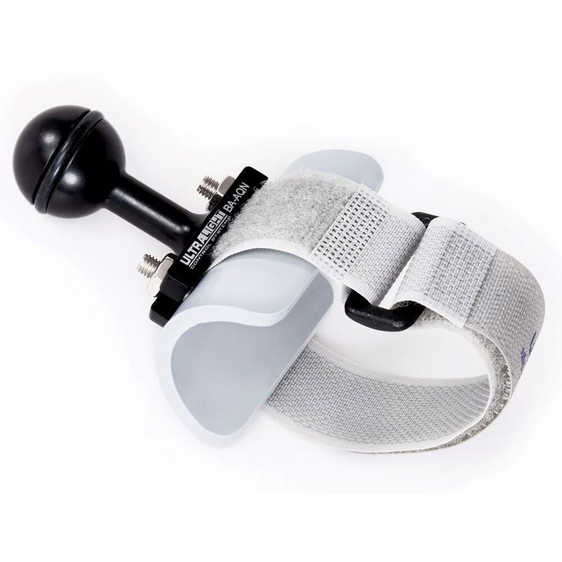 Ultralight Flashlight Bracket for Underwater Camera Tray (1.25" Diameter Saddle)
