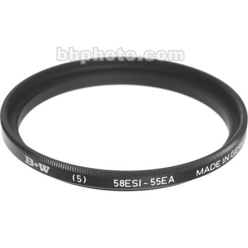 B+W 55-58mm Step-Up Ring