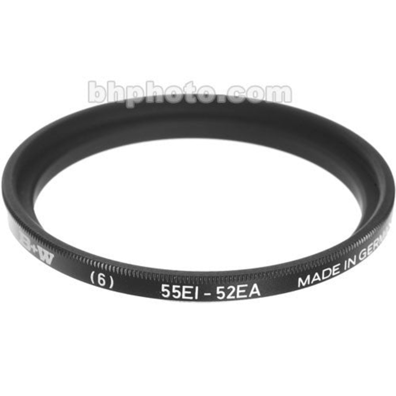 B+W Step-Up Ring (Lens to Filter) 52mm - 55mm