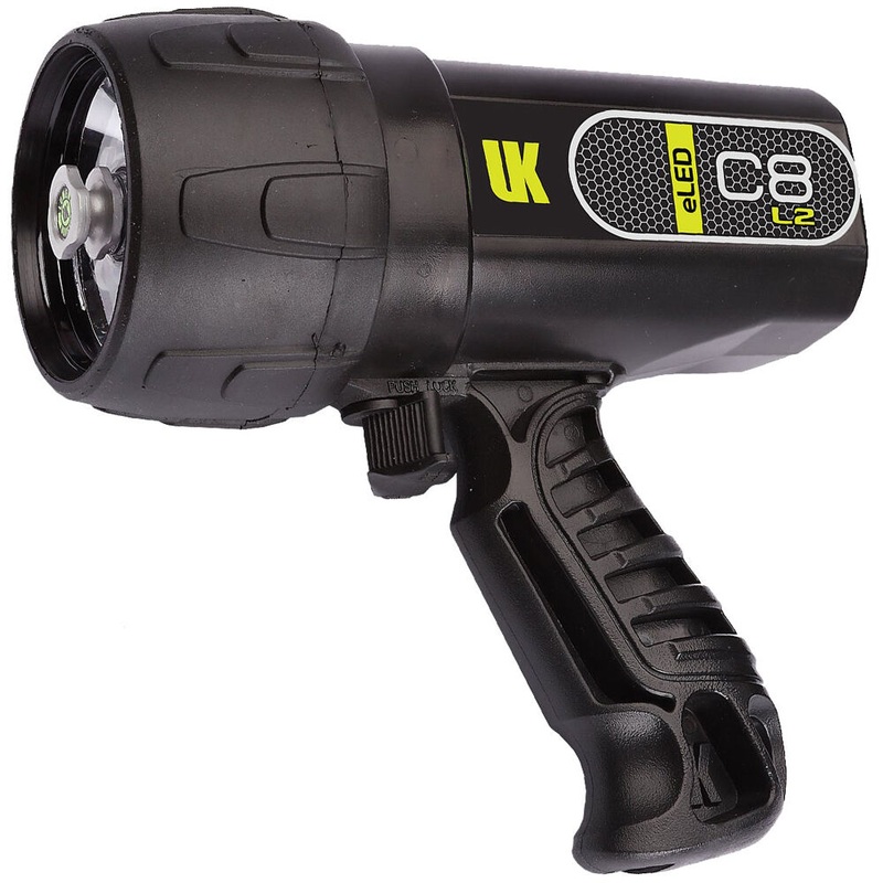 Underwater Kinetics C8 eLED L2 Dive Light (Black, Batteries Not Included)