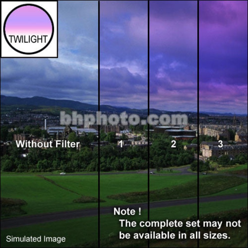 Tiffen 5.65 x 5.65" 3 Twilight Graduated Filter