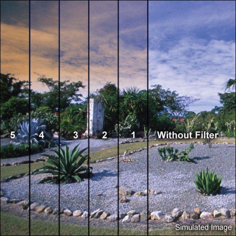 Tiffen 4 x 5" 1 Coral Soft-Edge Graduated Filter (Vertical Orientation)