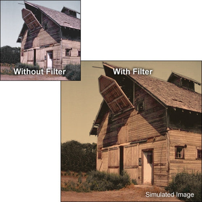 Tiffen 5.65 x 5.65" 1 Sepia Solid Color Filter