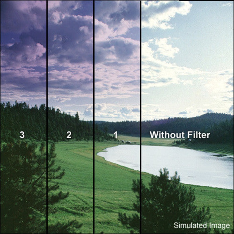 Tiffen 5.65 x 5.65" 3 Grape Hard-Edge Graduated Filter