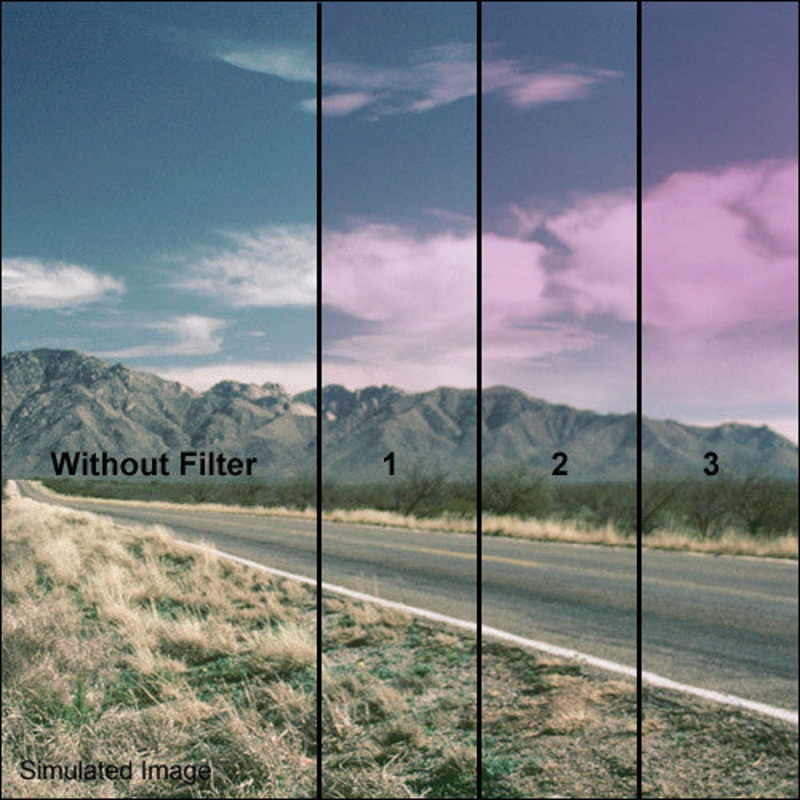 Tiffen 5.65 x 5.65" 3 Plum Soft-Edge Graduated Filter