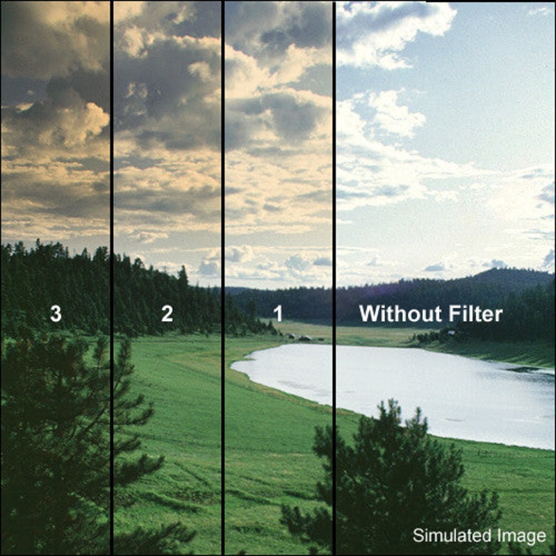 Tiffen 5.65 x 5.65" 3 Tobacco Hard-Edge Graduated Filter
