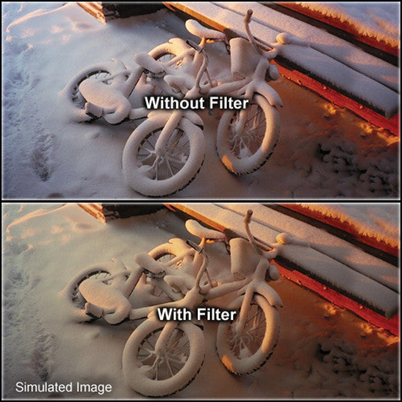 Tiffen 5.65 x 5.65" 1 Chocolate Solid Color Filter