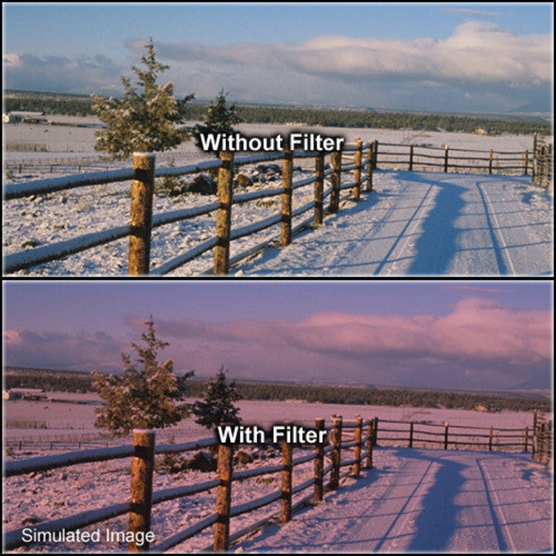 Tiffen 5.65 x 5.65" 1 Cranberry Solid Color Filter