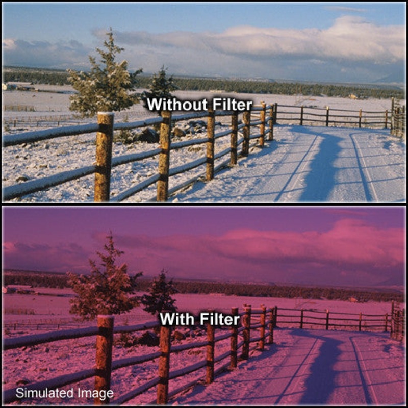 Tiffen 5.65 x 5.65" 2 Cranberry Solid Color Filter