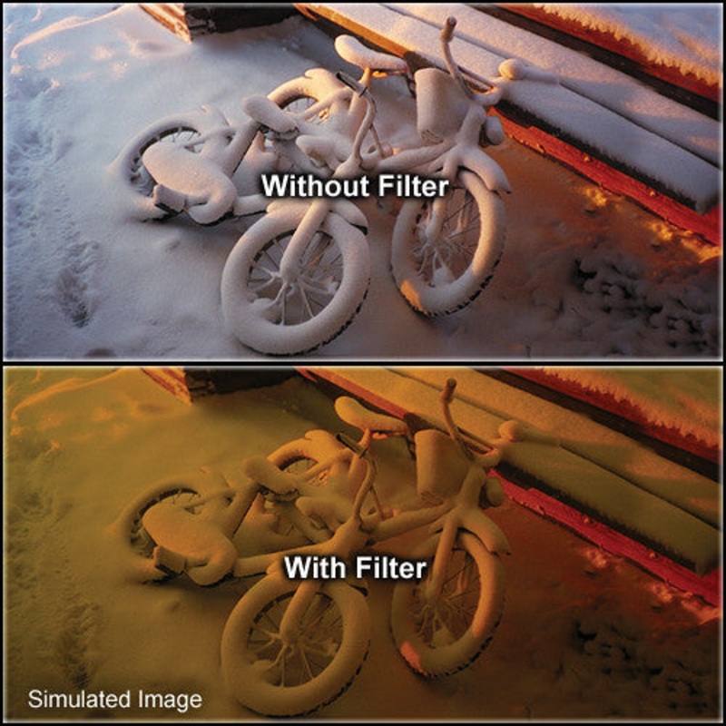 Tiffen 5.65 x 5.65" 3 Chocolate Solid Color Filter