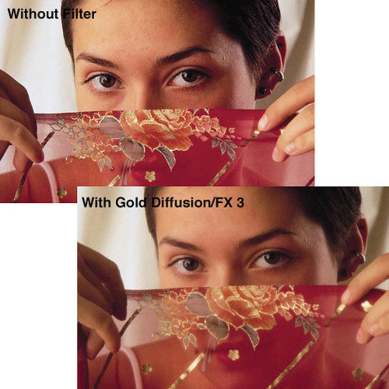 Tiffen 6.6 x 6.6" Gold Diffusion/FX 1 Filter