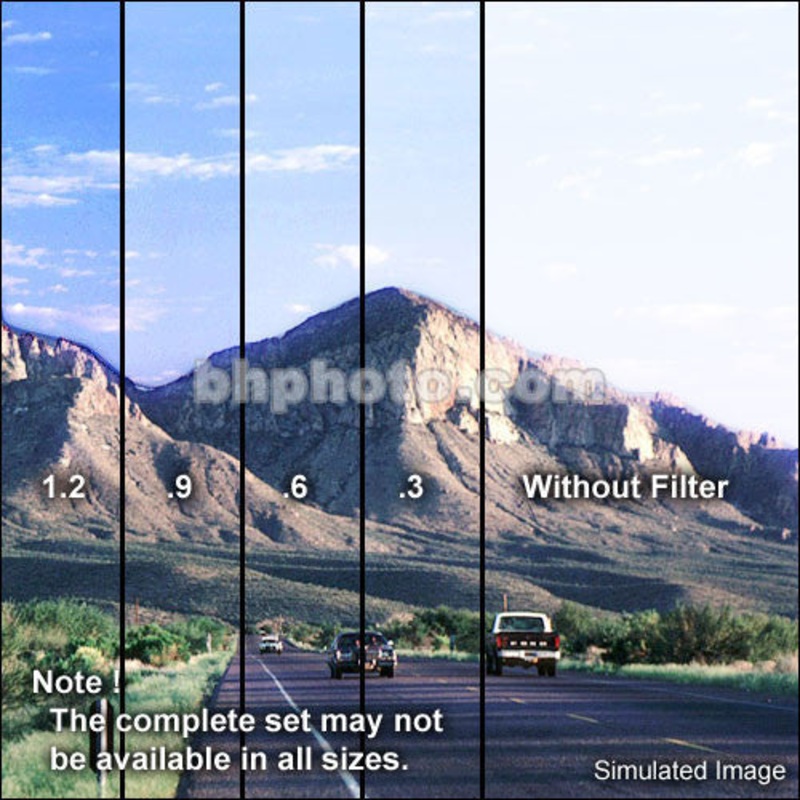 Tiffen 6.6 x 6.6" Hard Edge Graduated 0.9 ND Filter