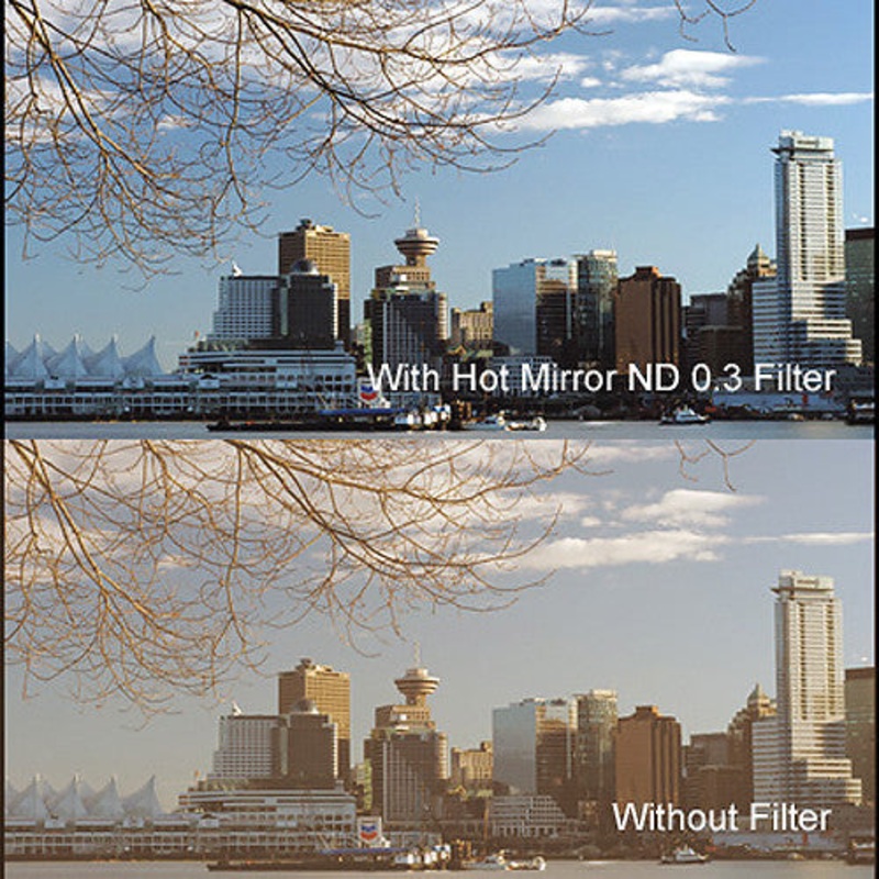 Cavision 4 x 4" Hot Mirror Neutral Density 0.3 Filter