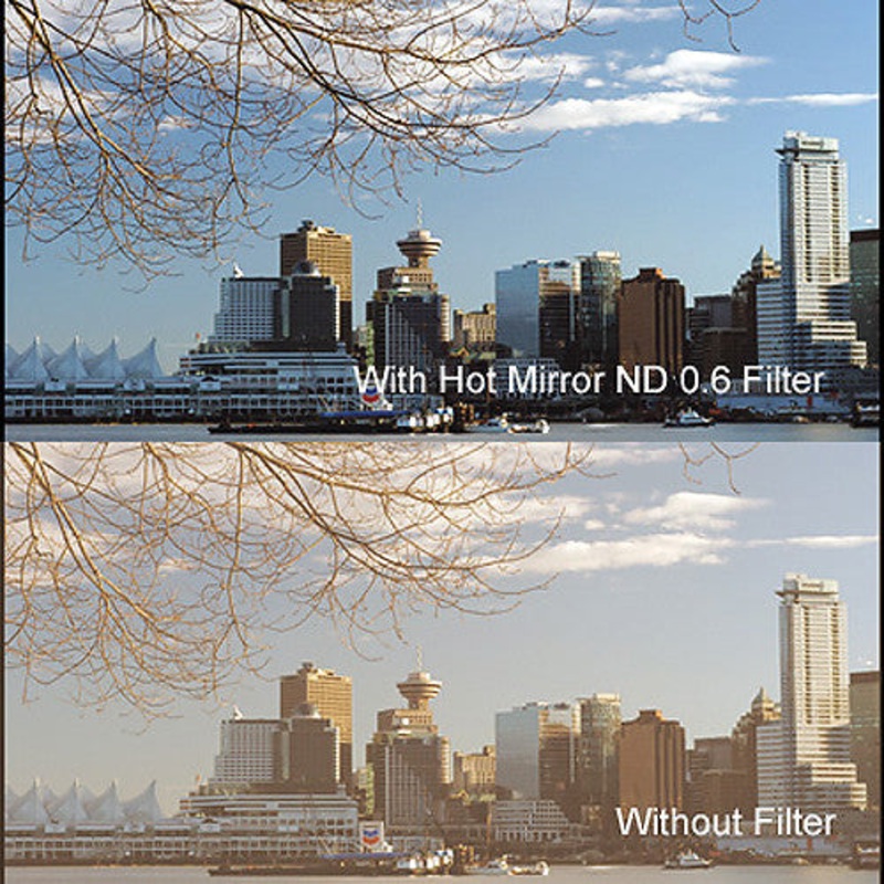 Cavision 4 x 4" Hot Mirror Neutral Density 0.6 Filter