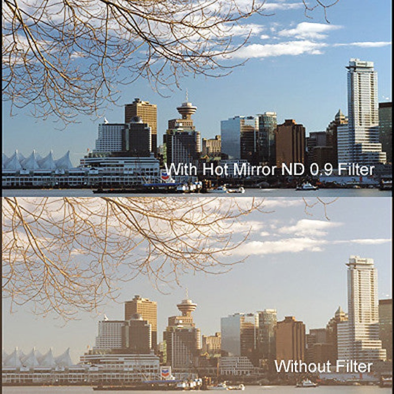 Cavision 5 x 5" Hot Mirror Neutral Density 0.9 Filter