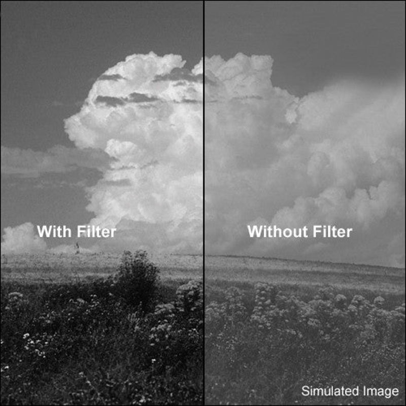 Tiffen 3x3" Orange #21 Glass Filter for Black & White Film
