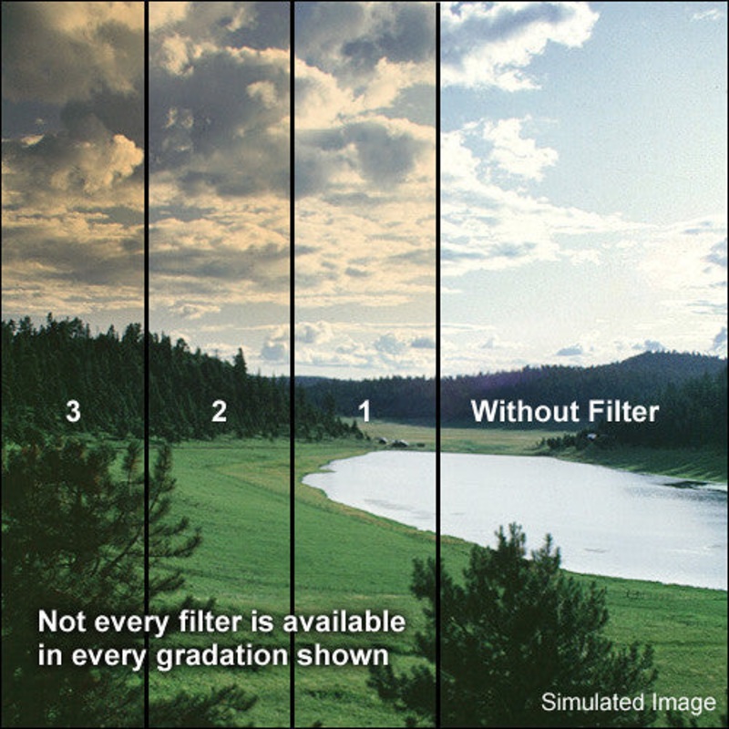 Tiffen 4 x 4" 2 Tobacco Soft-Edge Graduated Filter
