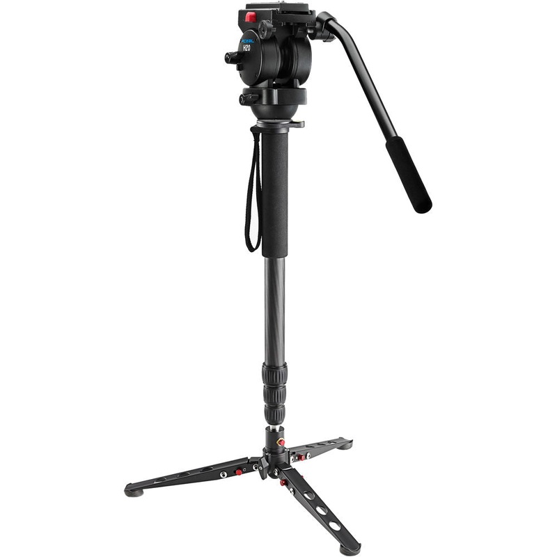 Acebil mp-100V(N) Carbon Fiber Monopod with H20 Fluid Head