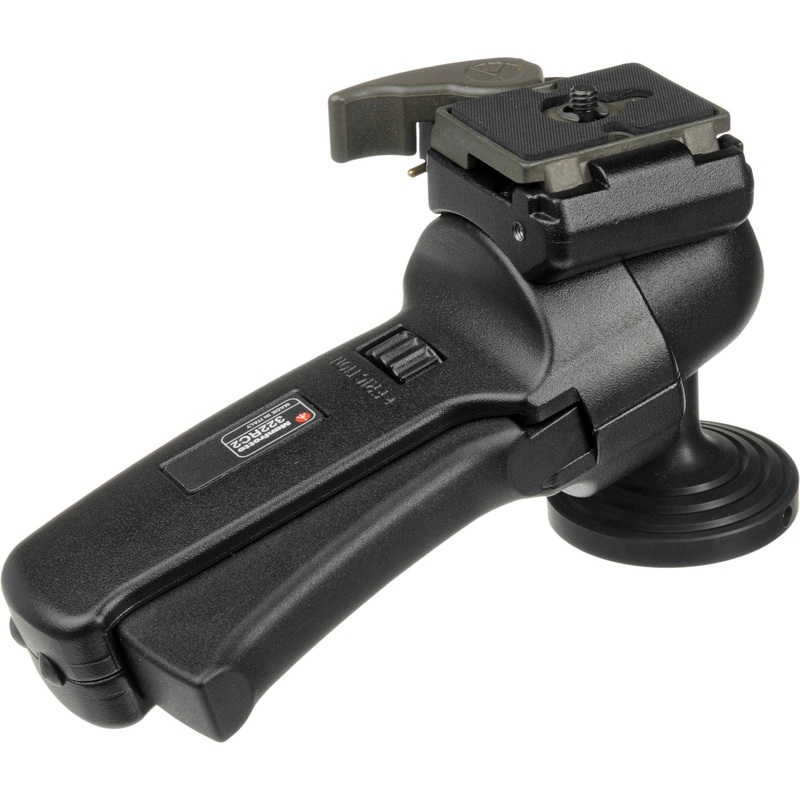 Manfrotto 322RC2 Grip Action Ball Head with 322RA Quick Release Assembly Kit