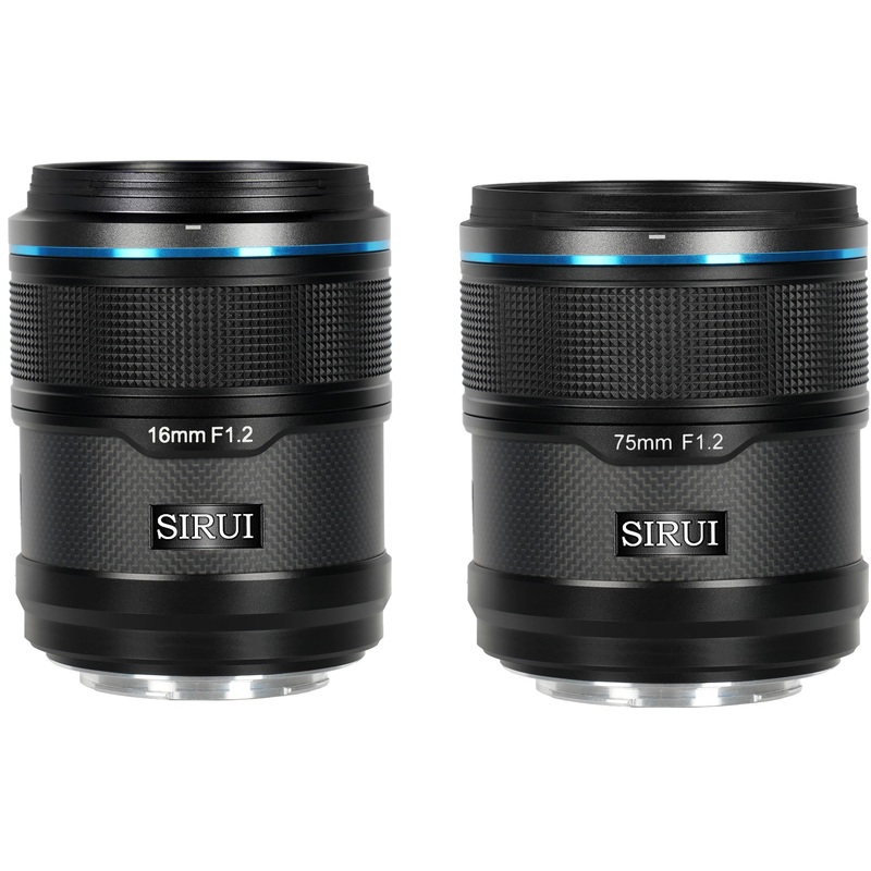Sirui Sniper 2 Lens Kit with 16mm f/1.2 and 75mm f/1.2 Lens (Nikon Z, Black)