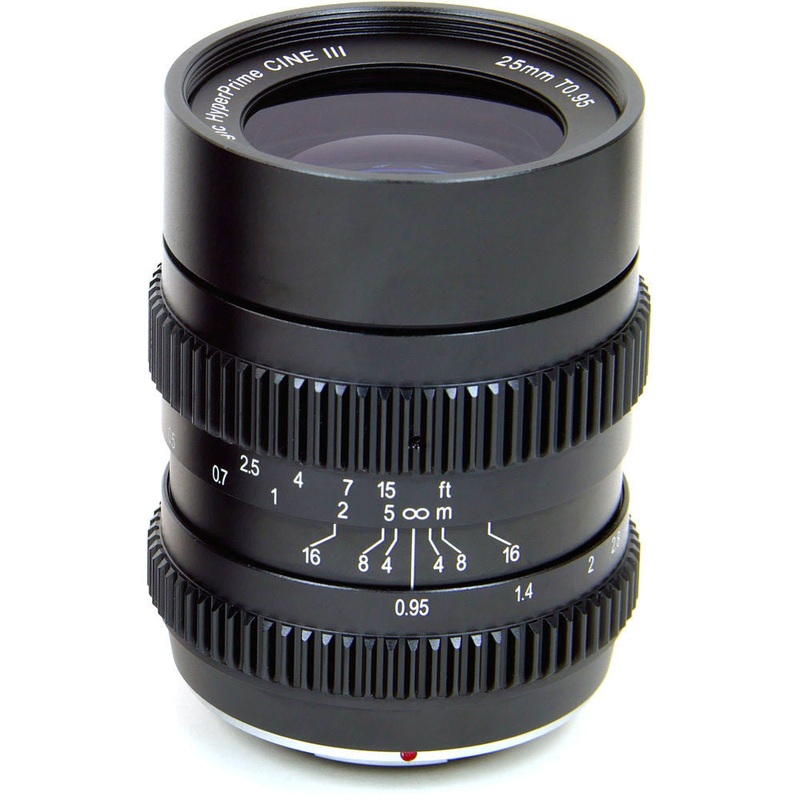 SLR Magic 25mm T0.95 HyperPrime Cine III Lens (MFT Mount)