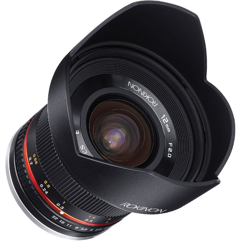 Rokinon 12mm f/2.0 NCS CS Lens for Fujifilm X Mount (Black)