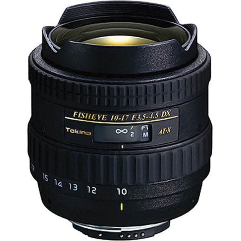 Tokina 10-17mm f/3.5-4.5 AT-X 107 DX AF Fisheye Lens for Nikon Digital SLR