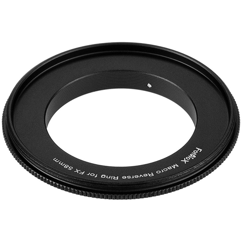 FotodioX 58mm Macro Reverse Mount Adapter Ring for Fuji X-Mount Cameras