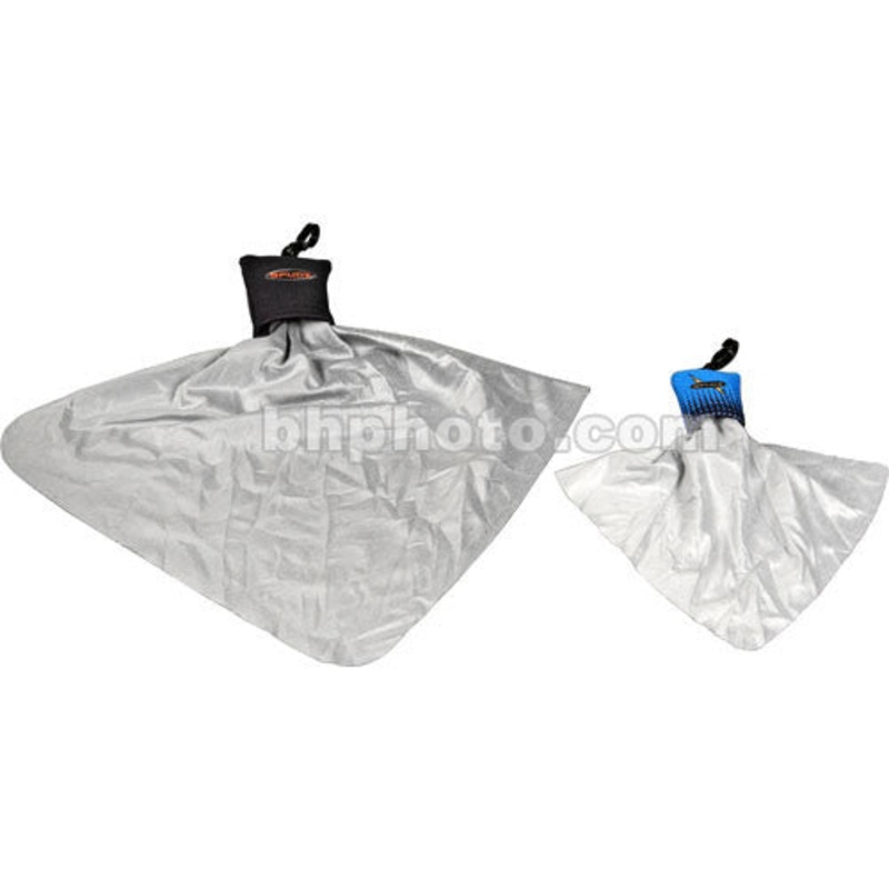 Spudz Micro Fiber Cleaning Cloths Set (2 Pack, Large & Medium)