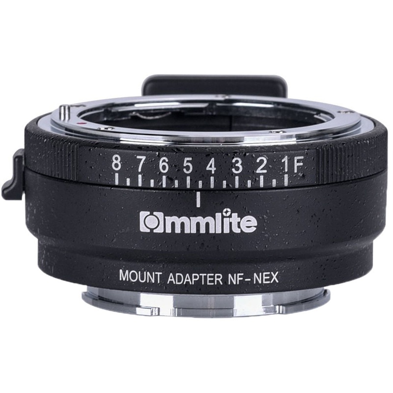 Commlite Lens Mount Adapter for Nikon F-Mount, G-Type Lens to Sony E Camera