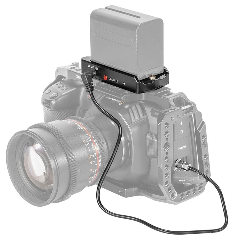 SmallRig NP-F Battery Plate with Charging Cables for BMPCC 4K & 6K Cameras