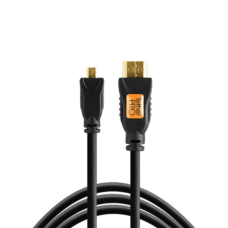 Tether Tools TetherPro Micro-HDMI (D) to HDMI (A) - 15'
