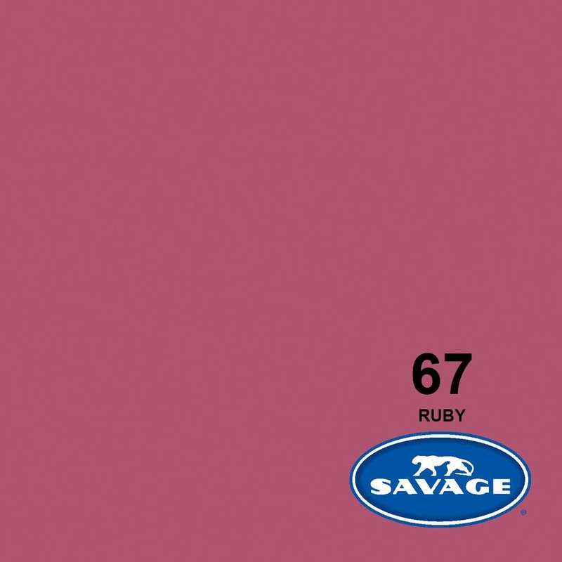 Savage 107"x12 Yards Seamless Paper Background - Ruby #67