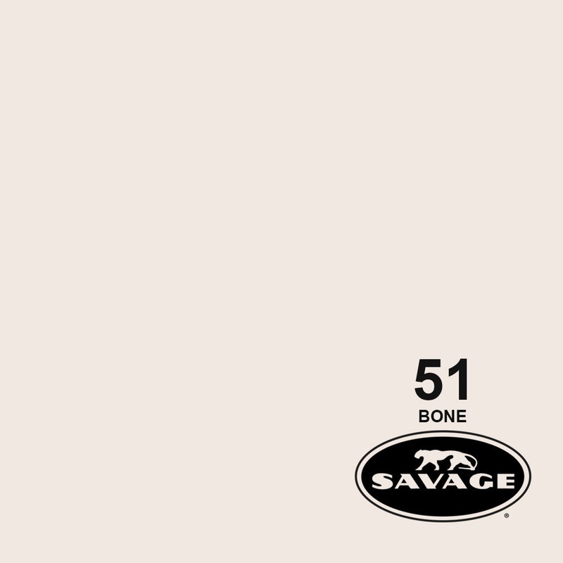 Savage 86"x12 Yards Seamless Paper Background - Bone