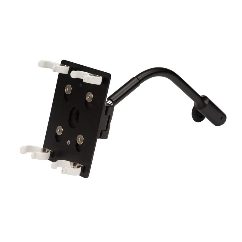 Nanlite PavoTube Double Bank T12 Mount w/ Gooseneck and 5/8in Reciever