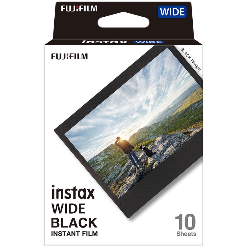 FUJIFILM Instax Wide Black Film - 10 Exposures