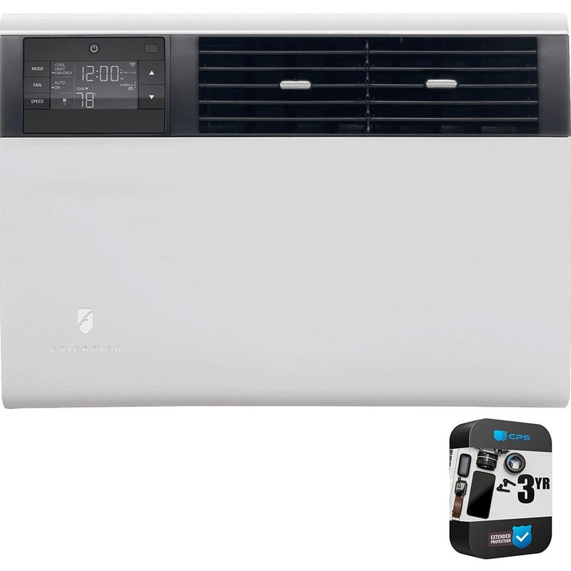 Friedrich 8000 BTU Kuhl Series Cooling Only Smart Window AC + 3 Year Protection Pack