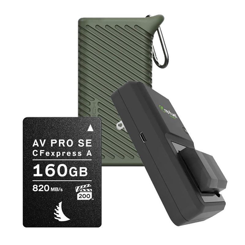 Re-Fuel NP-FZ100 Kit with Angelbird 160GB CFexpress Type A and PGYTECH Card Reader Case