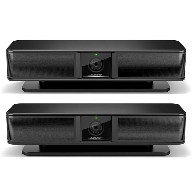 Bose Dual Videobar VB-S | USB Conferencing Device 4K Camera Beamforming Mics (2-Pack)
