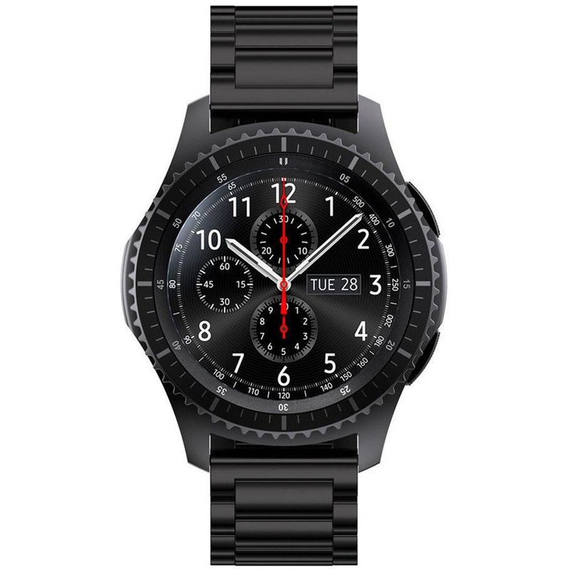 General Brand Metal Wrist Band for Garmin Vivoactive 4 - Black
