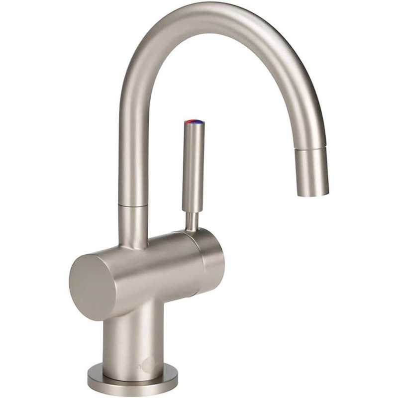 Insinkerator Indulge Modern Hot/Cool Faucet Only, Satin Nickel (F-HC330C)
