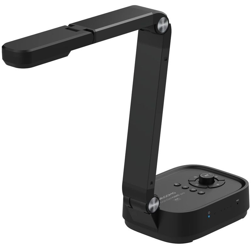 QOMO LLC ScannerCam 22 4K HDMI Doc Cam, 13MP Portable ScannerCam with Mic, LED, USB/HD