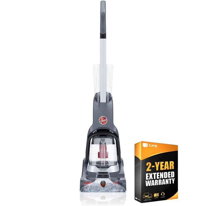 Hoover PowerDash Pet Compact Carpet Cleaner,  Suction Renewed + 2 Year Protection Pack