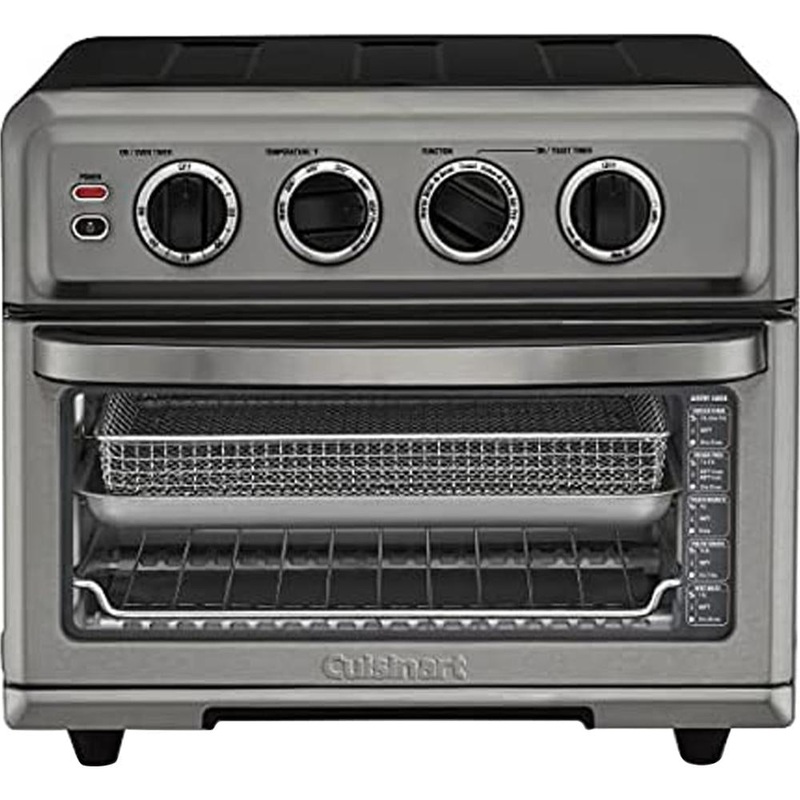 Cuisinart TOA-70BKS AirFryer Toaster Oven with Grill - Black Stainless Steel - Open Box