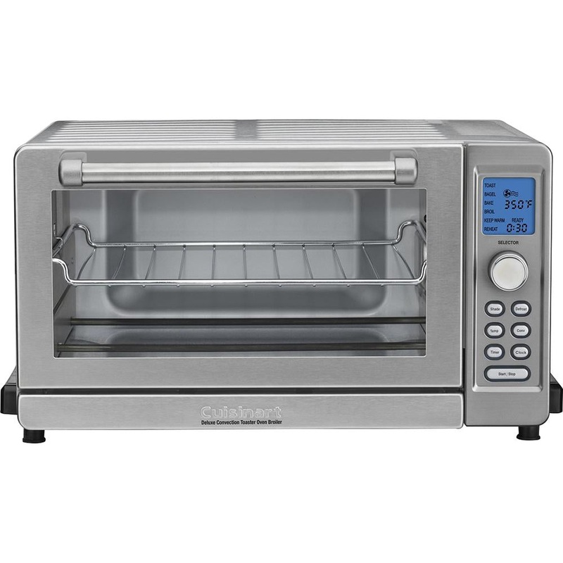 Cuisinart TOB-135 Deluxe Convection Toaster Oven Broiler, Brushed Stainless, Refurbished
