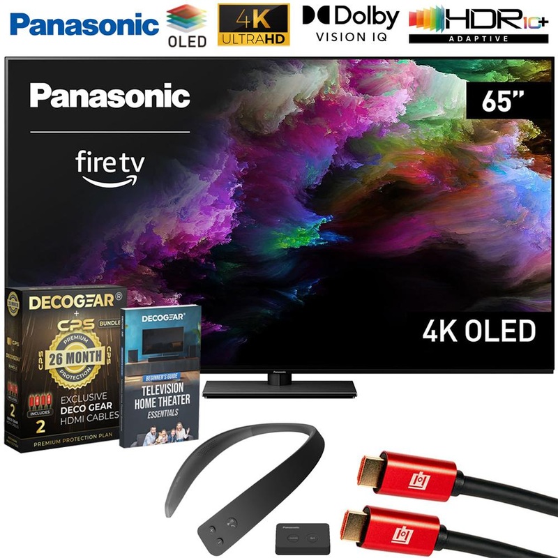 Panasonic Z85 65" OLED 4K UHD Smart Fire TV (2024) + WN10 Neck Speaker Bundle