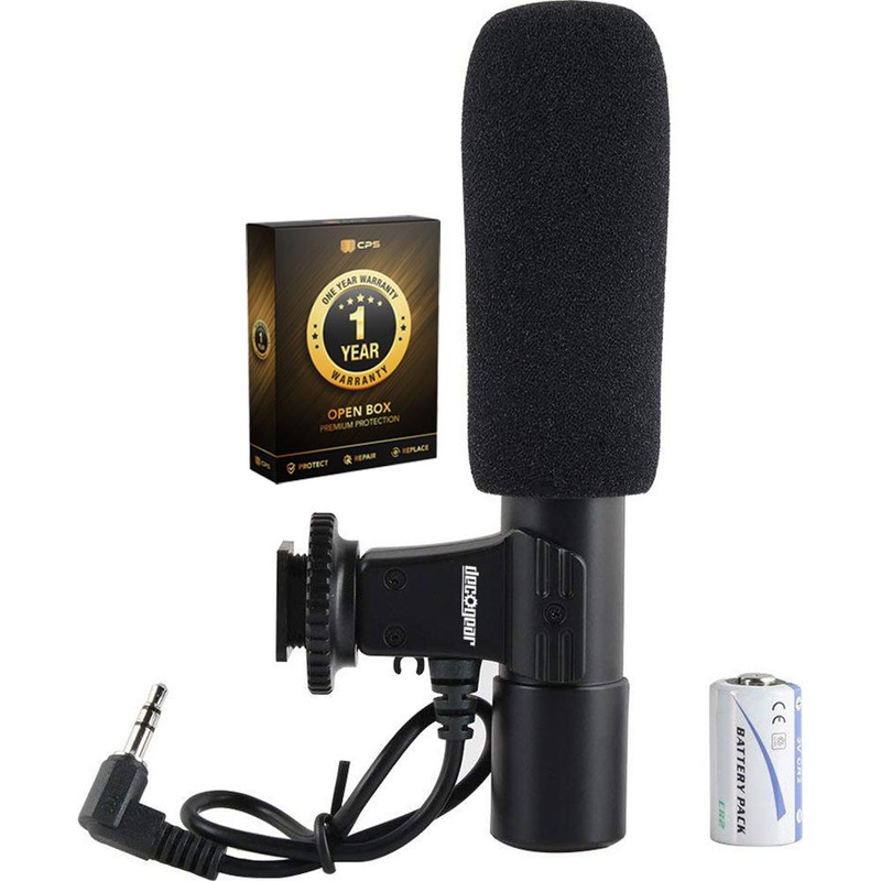 Deco Gear Universal Mini Condenser Shotgun Microphone Open Box + 1 Year Warranty