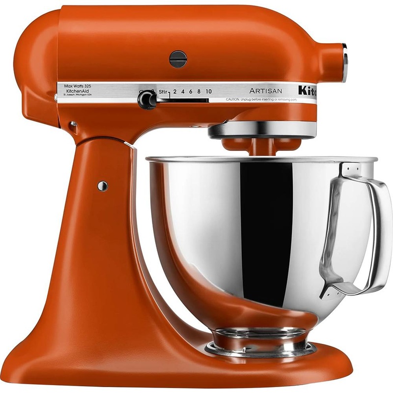 KitchenAid Artisan Series 5-Quart Tilt-Head Stand Mixer in Orange - KSM150PSSC - Open Box