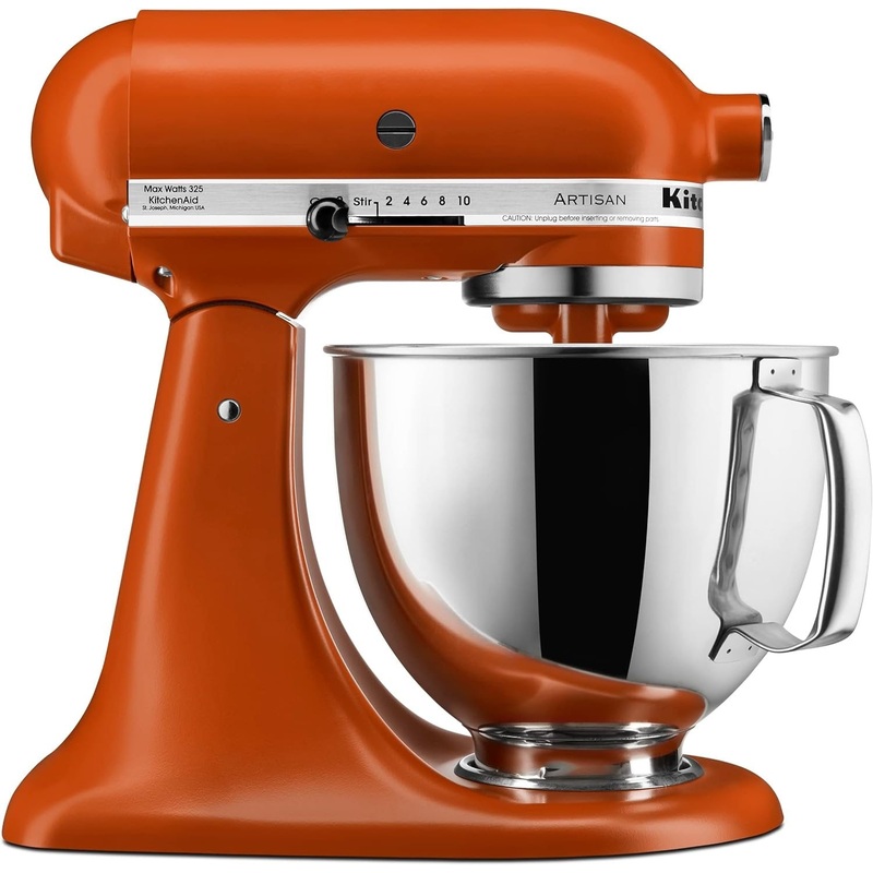 KitchenAid Artisan Series 5-Quart Tilt-Head Stand Mixer in Scorched Orange - KSM150PSSC