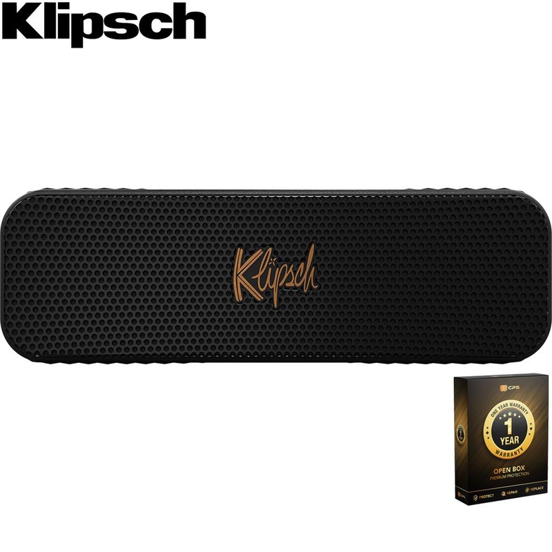 Klipsch Detroit Portable Bluetooth Speaker; IP67; 20h Playtime Open Box +1 Year Warranty